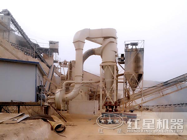 河南紅星磨粉機生產線現場