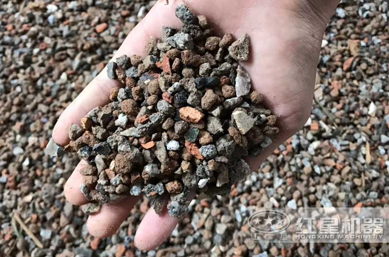 建筑垃圾再生砂石骨料實拍