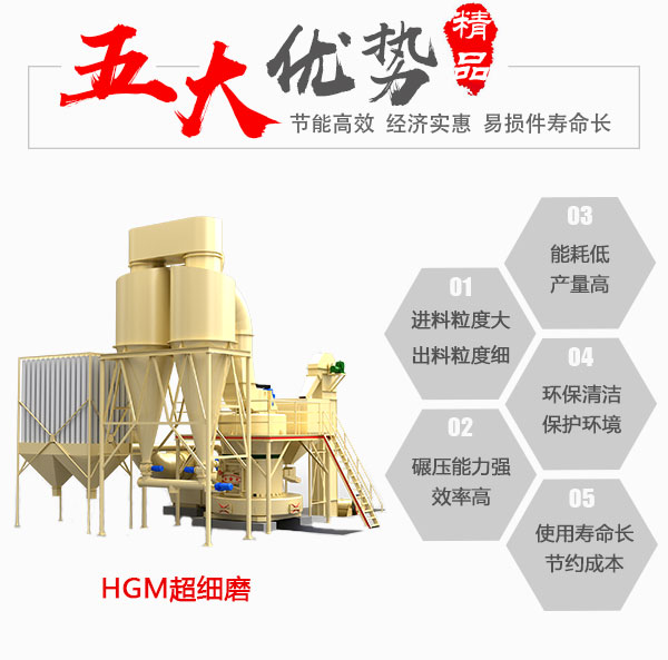 1000目粉煤灰超細磨粉機生產優勢