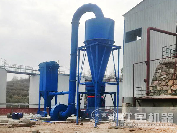 重晶石磨粉現場