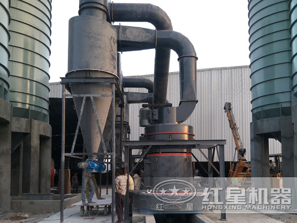 新疆哈密煤磨粉加工現場