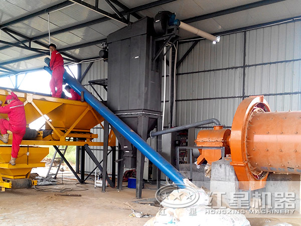 金礦選礦生產現場