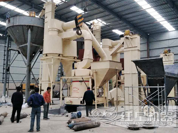 石料雷蒙磨粉機應用現場
