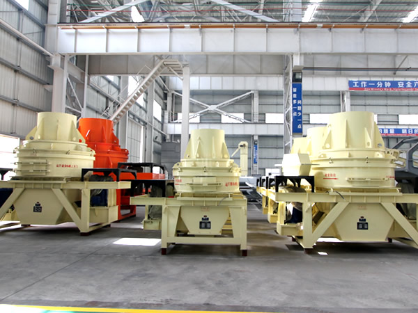石英砂制砂機生產車間