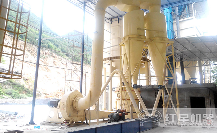 雙飛粉磨粉加工現場