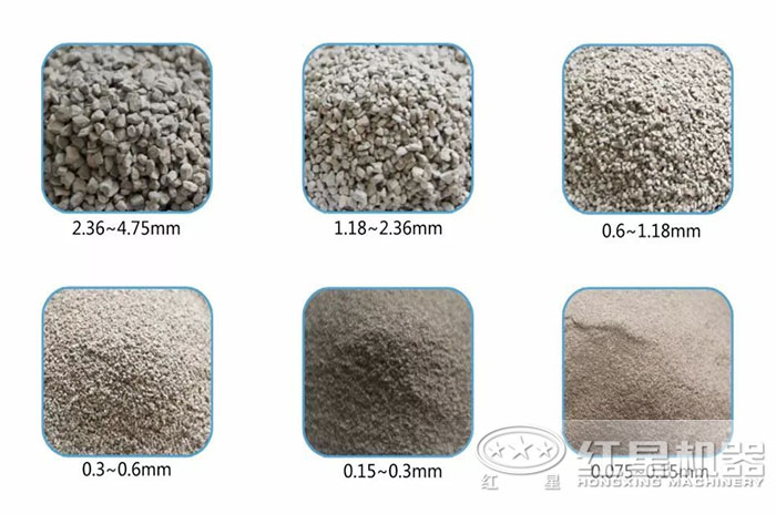 青石破碎成品規格多樣