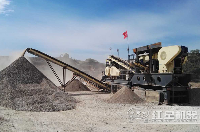 移動式石頭磨沙機生產線