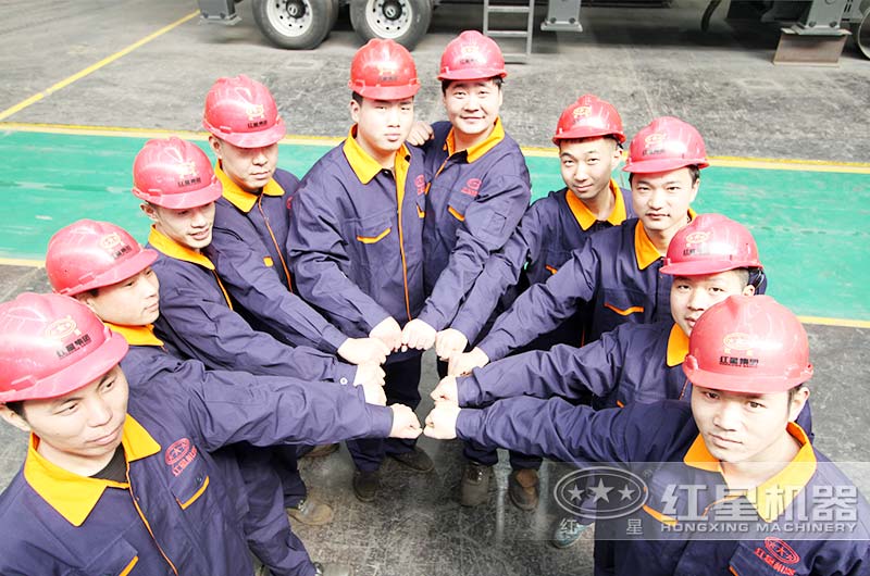 砂石部門研發工程師齊心協力