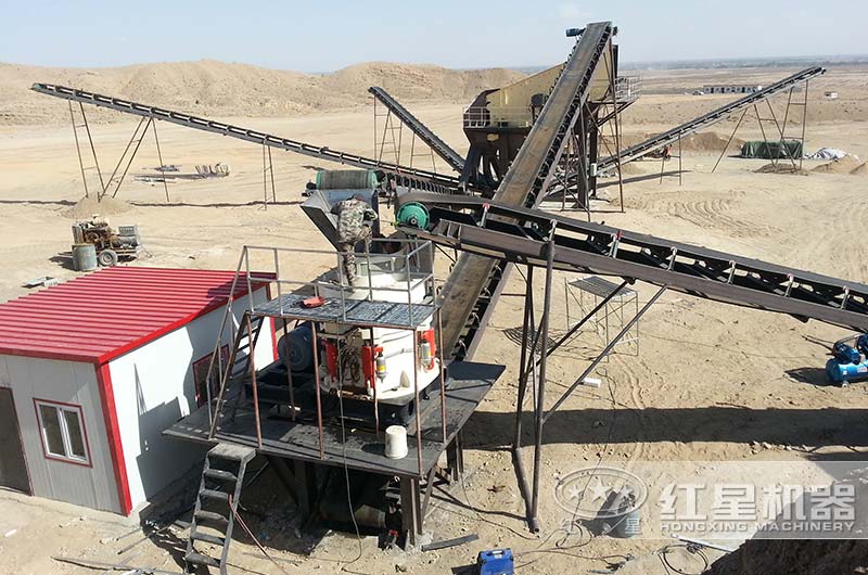 多缸圓錐破作業現場