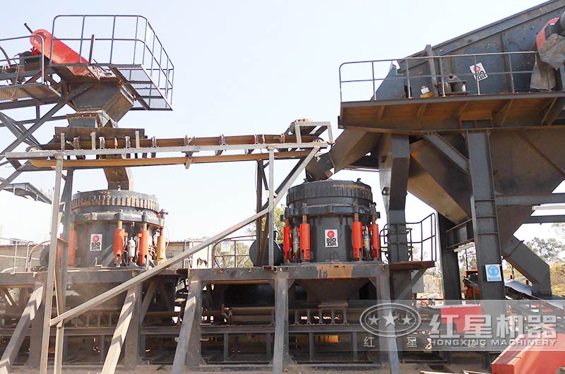 全液壓圓錐破作業現場