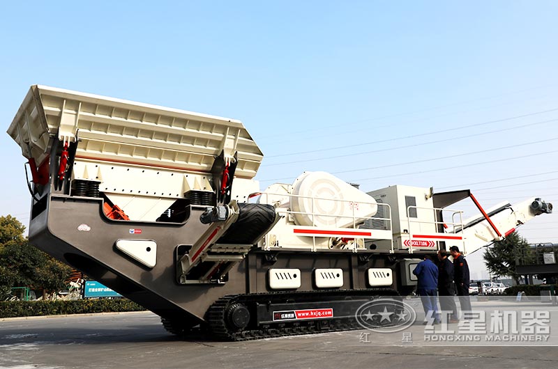 顎式履帶移動破碎站