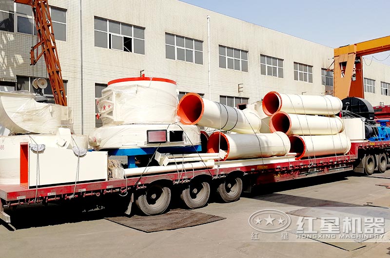 紅星機器小型石粉磨粉機發往上海