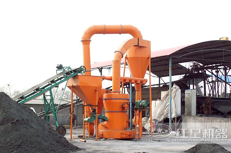 粉煤灰加工現場