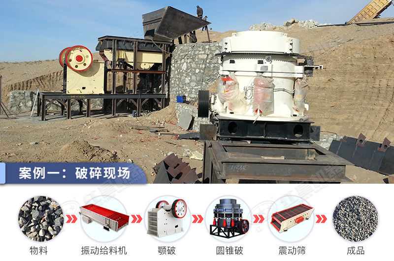 顎破和圓錐破搭配生產現場