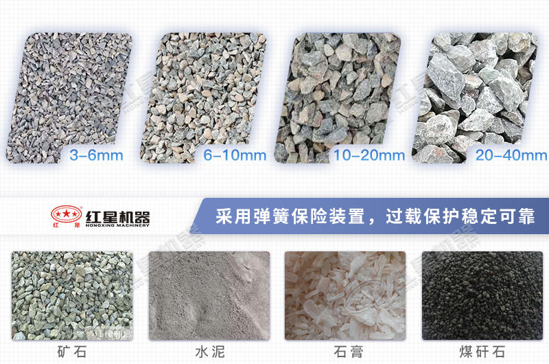 立式制砂機生產成品