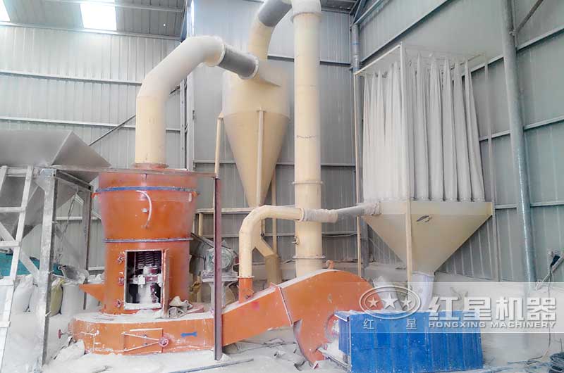 碳酸鈣細粉設備加工現場